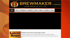 Desktop Screenshot of brewmaker.com.au