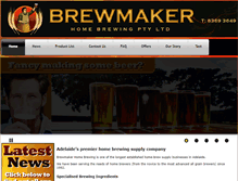 Tablet Screenshot of brewmaker.com.au